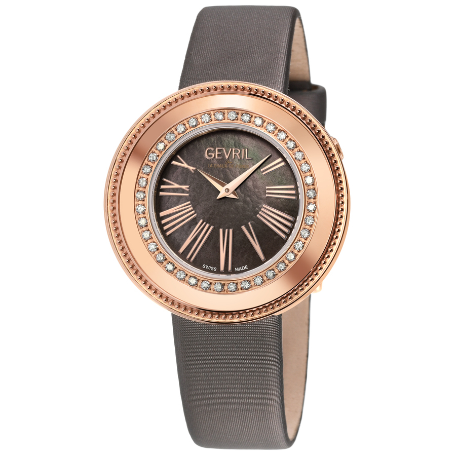gevril gandria mother of pearl dial ladies watch 12152 gevril gandria mother of pearl dial ladies watch 12152