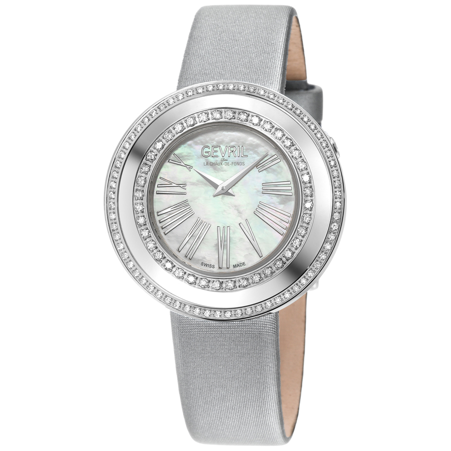 gevril gandria mother of pearl dial ladies watch 12241 3 gevril gandria mother of pearl dial ladies watch 12241 3