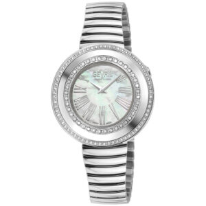 gevril gandria mother of pearl dial ladies watch 12241b