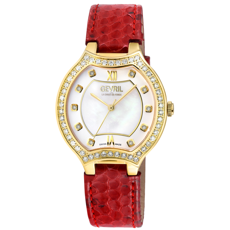 gevril lugano diamond mother of pearl dial ladies watch 11221 gevril lugano diamond mother of pearl dial ladies watch 11221