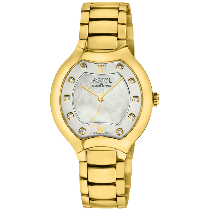 gevril lugano mother of pearl dial ladies watch 11021b gevril lugano mother of pearl dial ladies watch 11021b