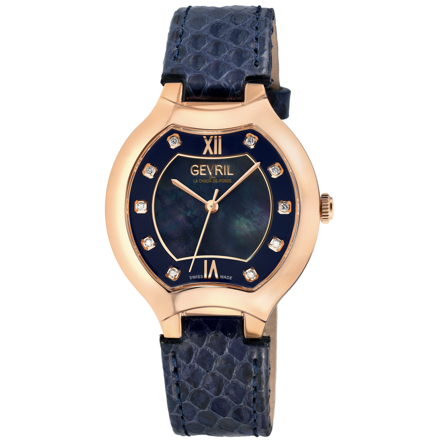 gevril lugano mother of pearl dial ladies watch 11053 gevril lugano mother of pearl dial ladies watch 11053