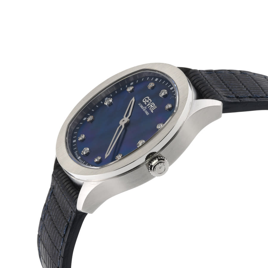 gevril morcote diamond mother of pearl dial ladies watch 10043 gevril morcote diamond mother of pearl dial ladies watch 10043