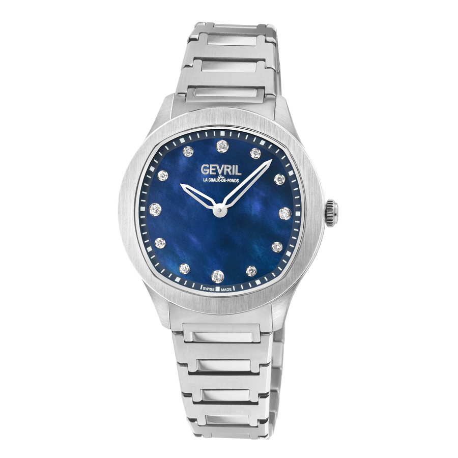gevril morcote diamond mother of pearl dial ladies watch 10043b gevril morcote diamond mother of pearl dial ladies watch 10043b