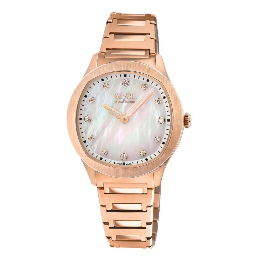 gevril morcote diamond mother of pearl dial ladies watch 10051b gevril morcote diamond mother of pearl dial ladies watch 10051b