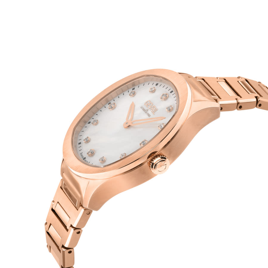 gevril morcote diamond mother of pearl dial ladies watch 10051b gevril morcote diamond mother of pearl dial ladies watch 10051b