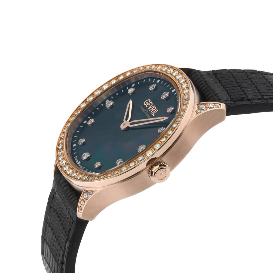 gevril morcote diamond mother of pearl dial ladies watch 10257 gevril morcote diamond mother of pearl dial ladies watch 10257