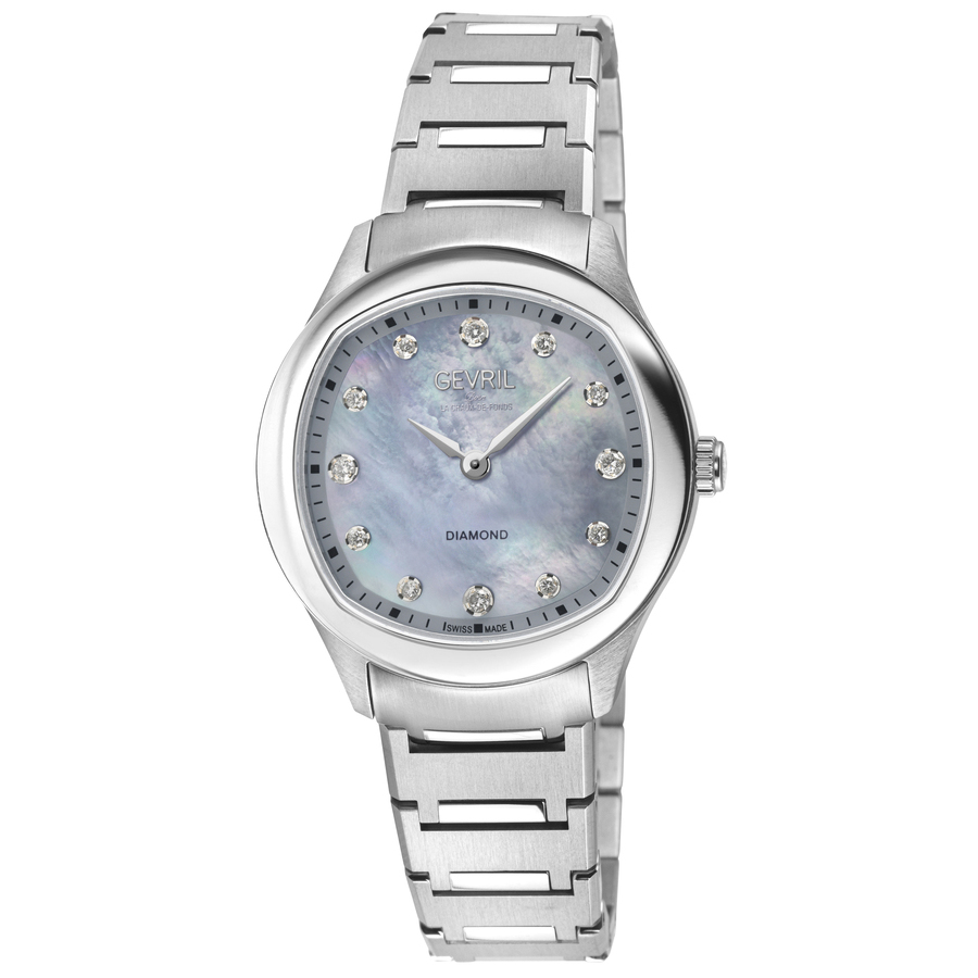 gevril morcote diamond mother of pearl dial ladies watch 19046b gevril morcote diamond mother of pearl dial ladies watch 19046b
