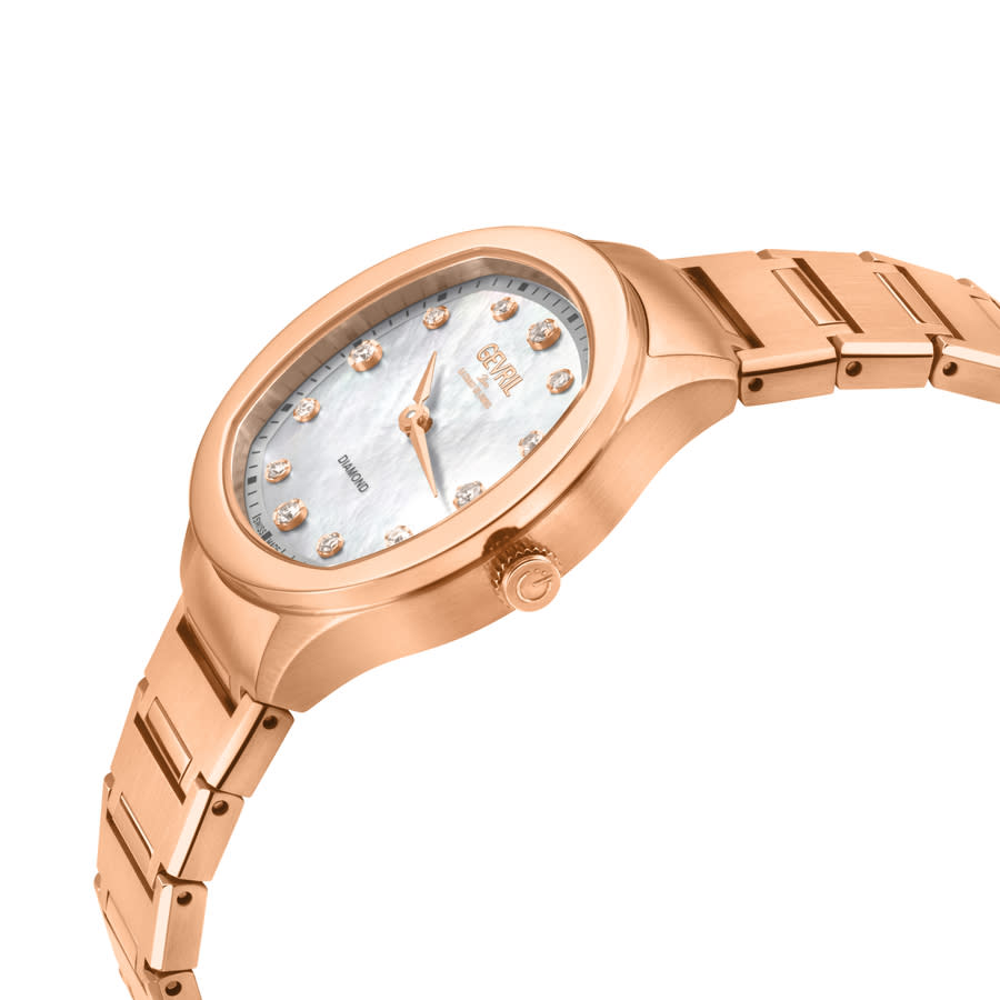 gevril morcote diamond mother of pearl dial ladies watch 19051b gevril morcote diamond mother of pearl dial ladies watch 19051b