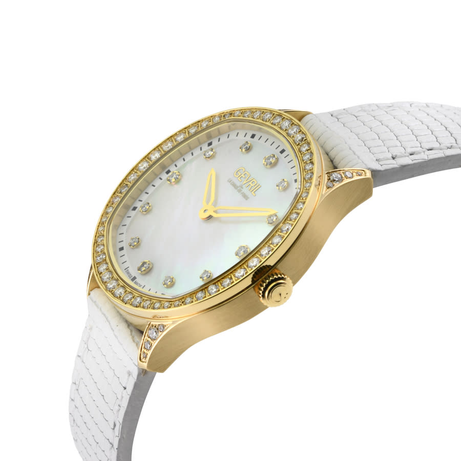 gevril morcote quartz diamond ladies watch 10221 gevril morcote quartz diamond ladies watch 10221