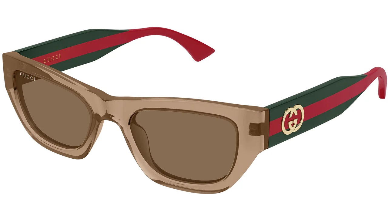 gucci brown cat eye ladies sunglasses gg2116s 004 52 gucci brown cat eye ladies sunglasses gg2116s 004 52