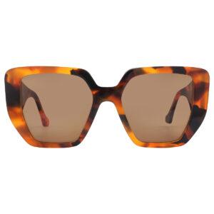 gucci brown geometric ladies sunglasses gg0956s 007 54