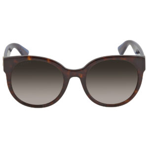 gucci brown gradient round ladies sunglasses gg0035sn 004 54