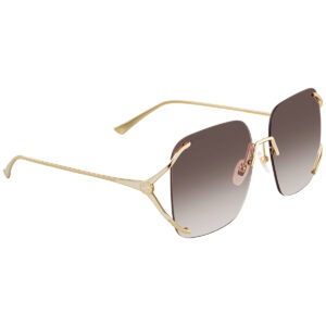 gucci brown gradient square ladies sunglasses gg0646s 002 60
