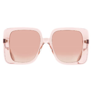 gucci brown mirror square ladies sunglasses gg1314s 005 55