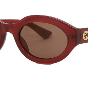 gucci brown oval ladies sunglasses gg1579s 004 53