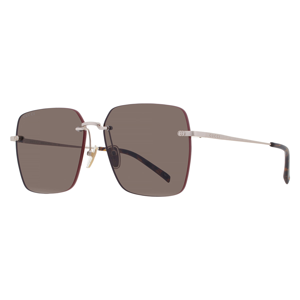 gucci brown square ladies sunglasses gg1955sa 002 60 gucci brown square ladies sunglasses gg1955sa 002 60