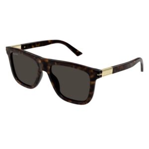 gucci brown square men's sunglasses gg1502s 002 54