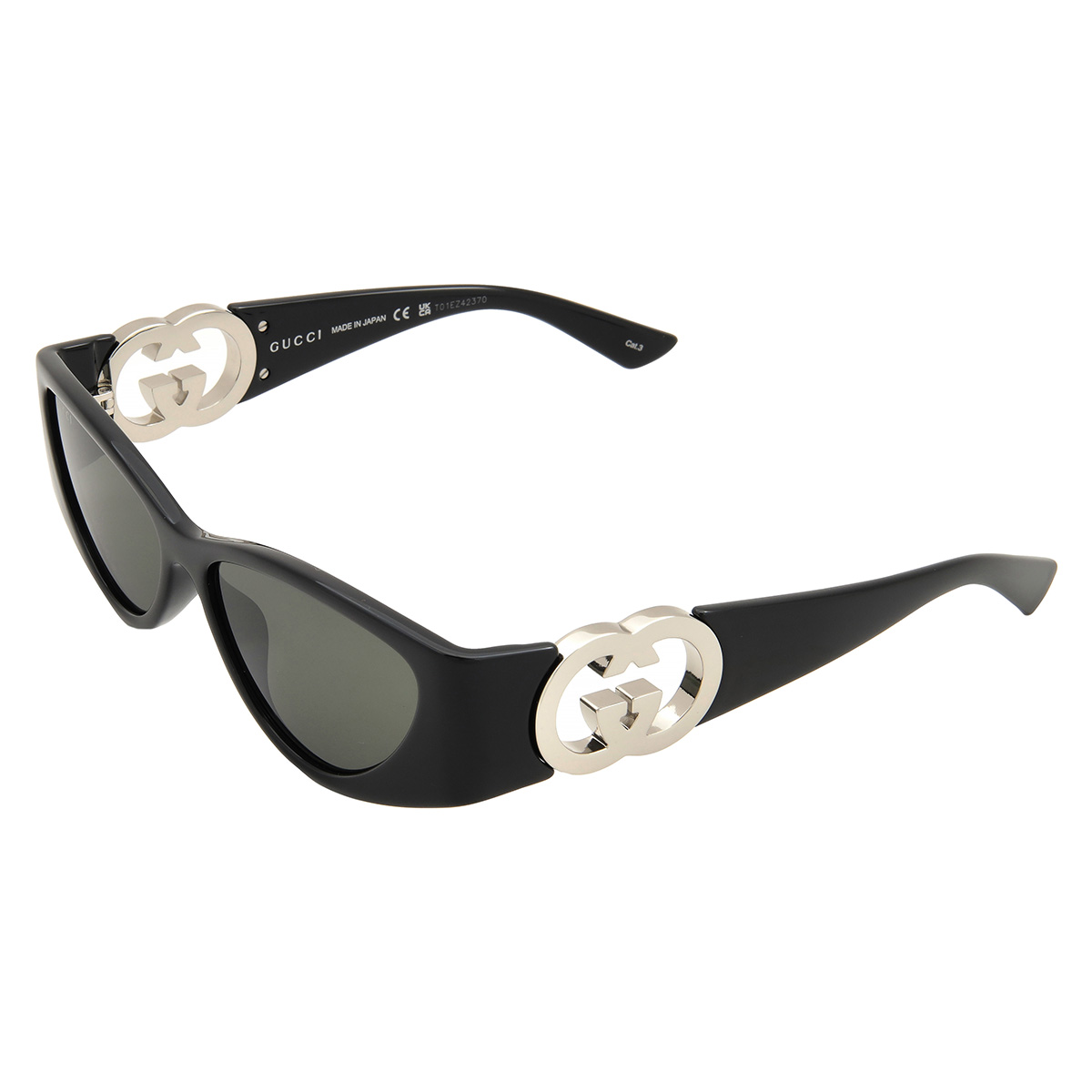 gucci grey cat eye ladies sunglasses gg1824s 001 55 gucci grey cat eye ladies sunglasses gg1824s 001 55