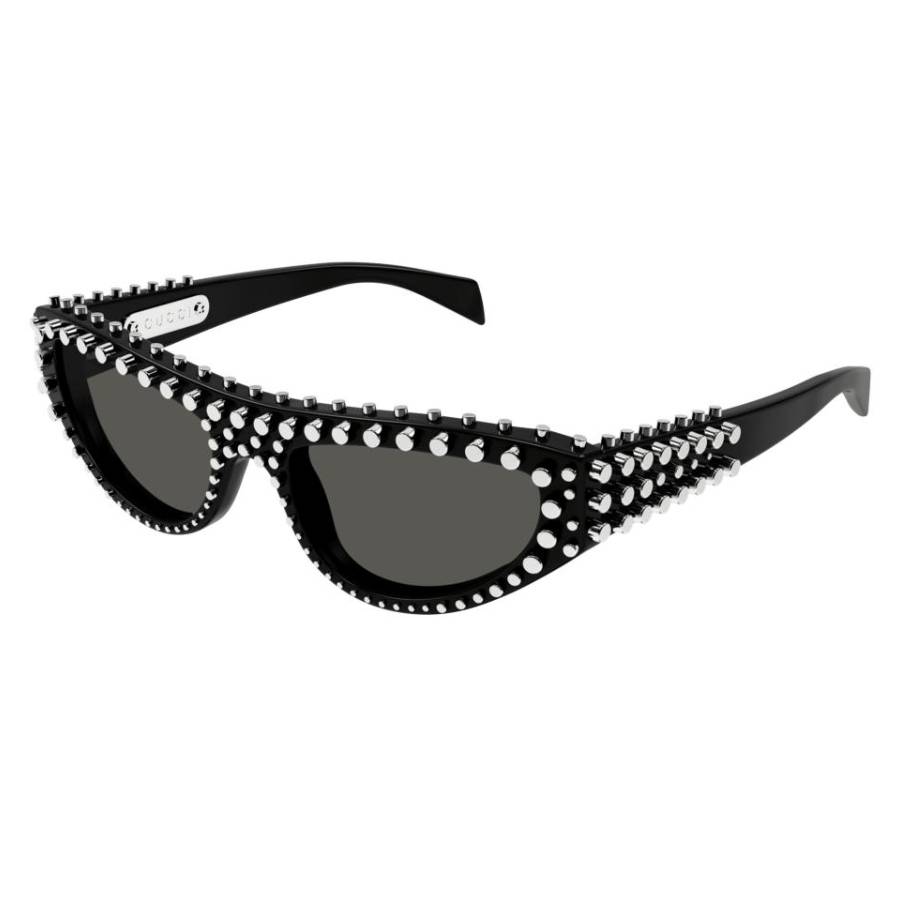 gucci grey cat eye ladies sunglasses gg1919s 005 55 gucci grey cat eye ladies sunglasses gg1919s 005 55