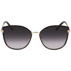 gucci grey gradient cat eye ladies sunglasses gg0589sk 001 57