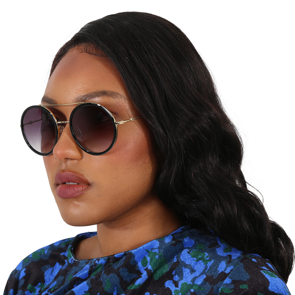 gucci grey gradient round ladies sunglasses gg0061s 001 56 gucci grey gradient round ladies sunglasses gg0061s 001 56