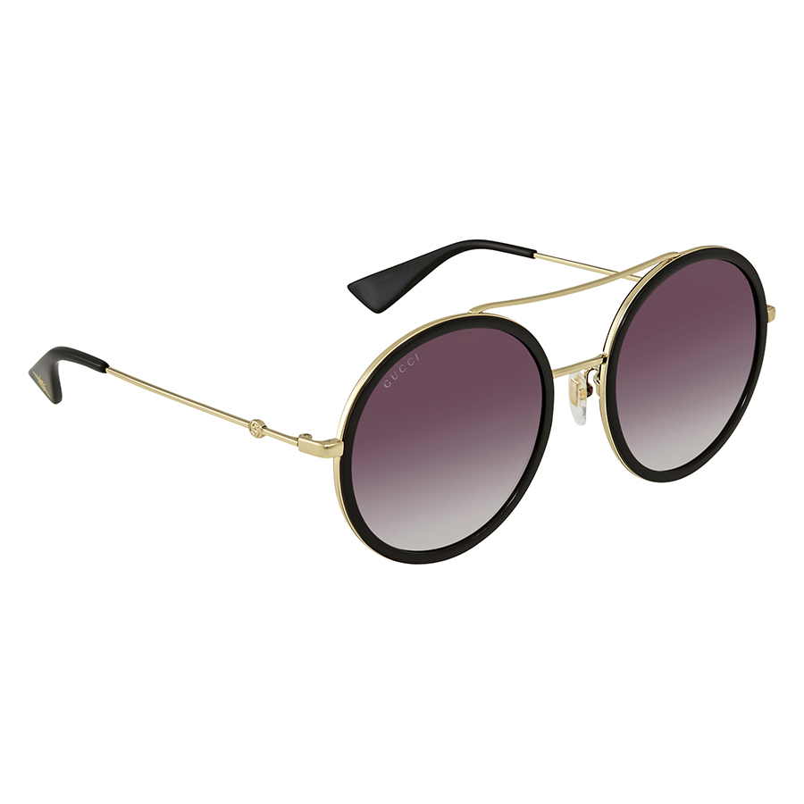 gucci grey gradient round ladies sunglasses gg0061s 001 56 gucci grey gradient round ladies sunglasses gg0061s 001 56