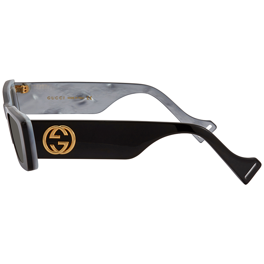 gucci grey rectangular ladies sunglasses gg0516s 001 52 gucci grey rectangular ladies sunglasses gg0516s 001 52
