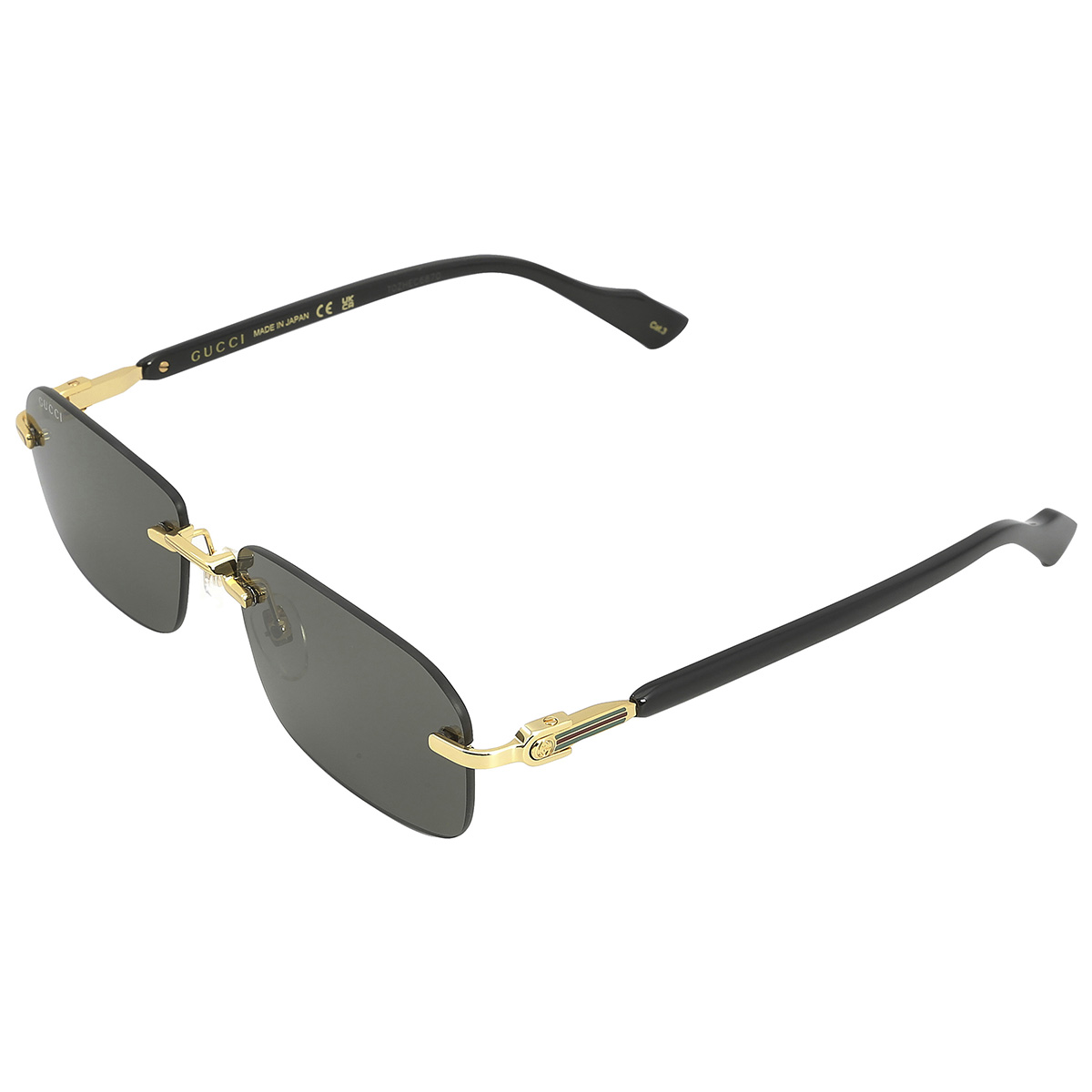 gucci grey rectangular men's sunglasses gg1221s 001 56 gucci grey rectangular men's sunglasses gg1221s 001 56