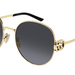 gucci grey round ladies sunglasses gg2047s 001 58