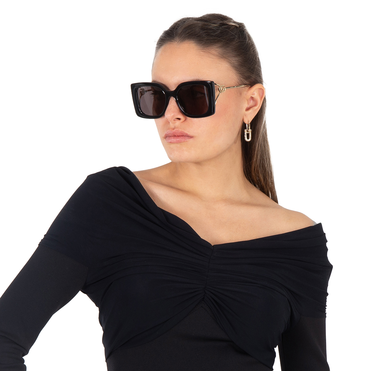 gucci grey square ladies sunglasses gg1567sa 001 54 gucci grey square ladies sunglasses gg1567sa 001 54