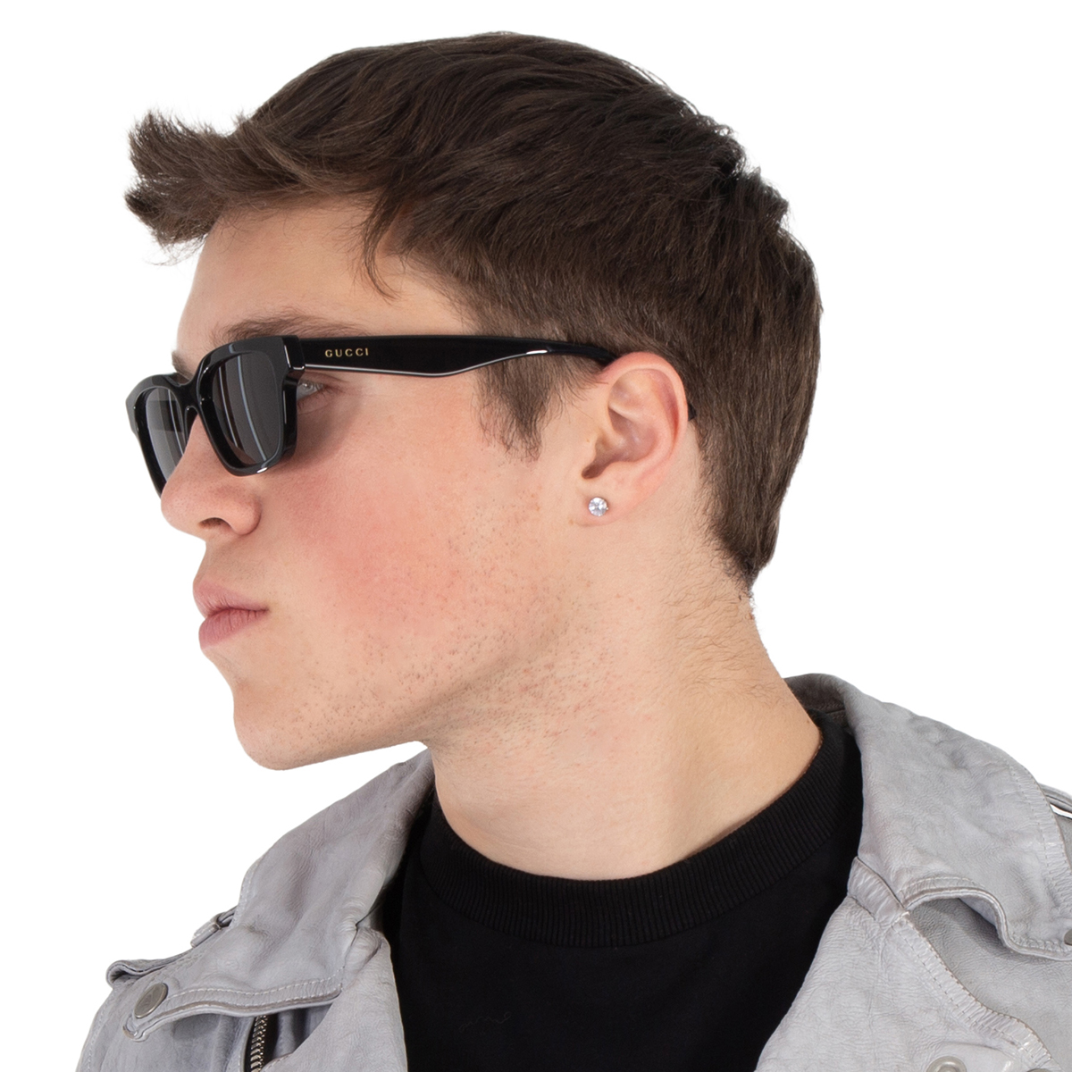 gucci grey square men's sunglasses gg1641sa 001 53 gucci grey square men's sunglasses gg1641sa 001 53