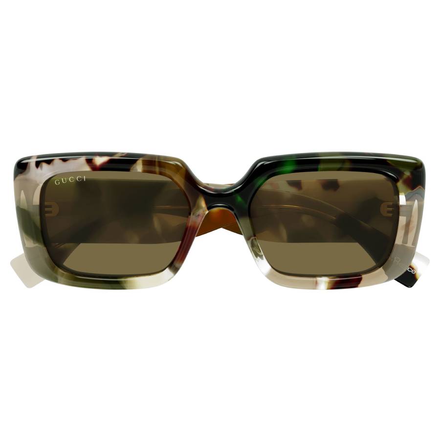 gucci khaki rectangular ladies sunglasses gg1906s 002 53 gucci khaki rectangular ladies sunglasses gg1906s 002 53