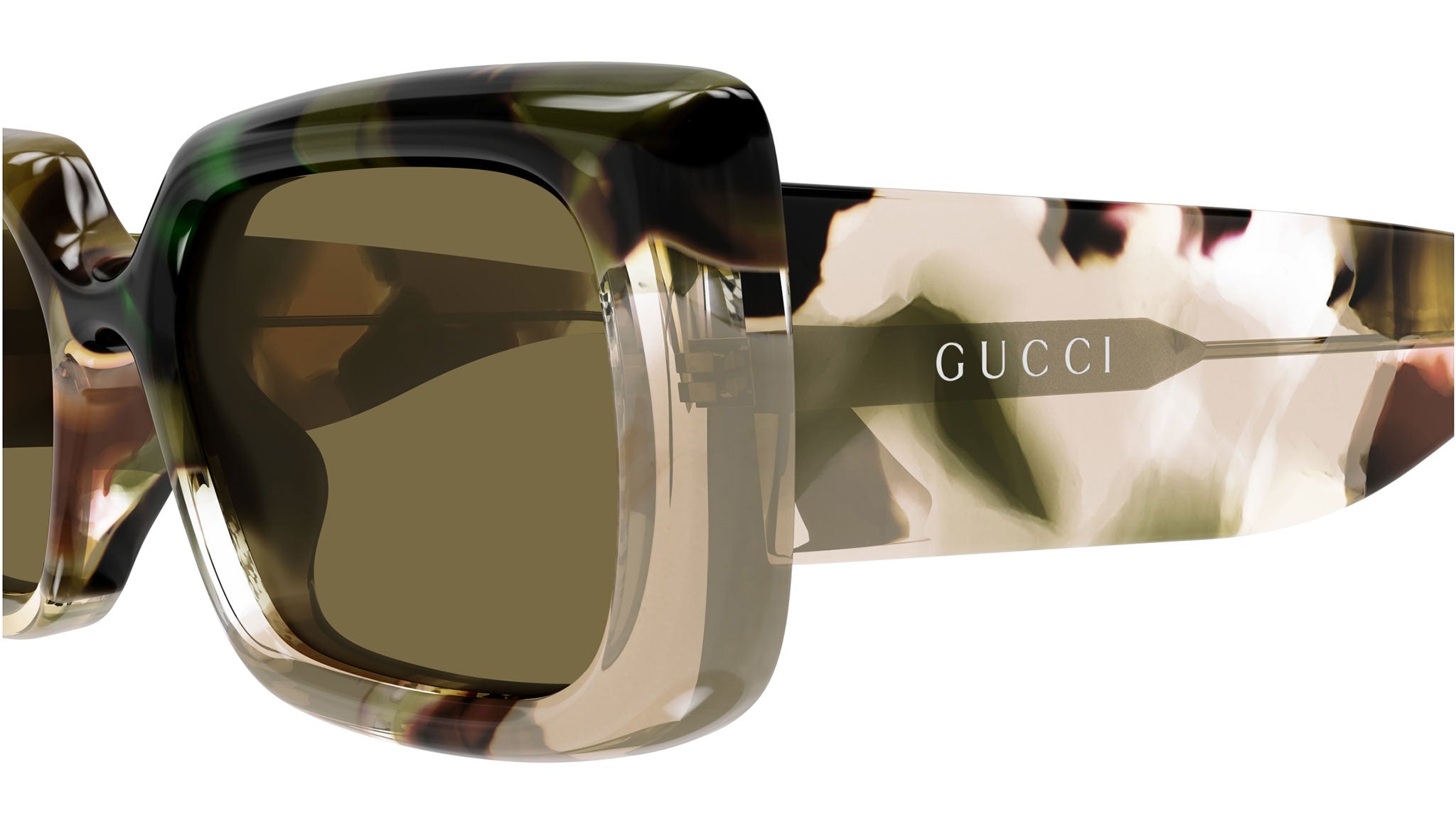 gucci khaki rectangular ladies sunglasses gg1906s 002 53 gucci khaki rectangular ladies sunglasses gg1906s 002 53
