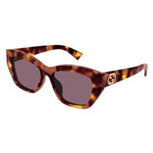 gucci lilac cat eye ladies sunglasses gg1844sa 003 55