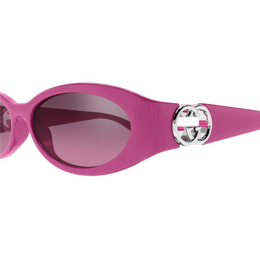 gucci pink mirrror gradient oval ladies sunglasses gg1660s 003 54 gucci pink mirrror gradient oval ladies sunglasses gg1660s 003 54