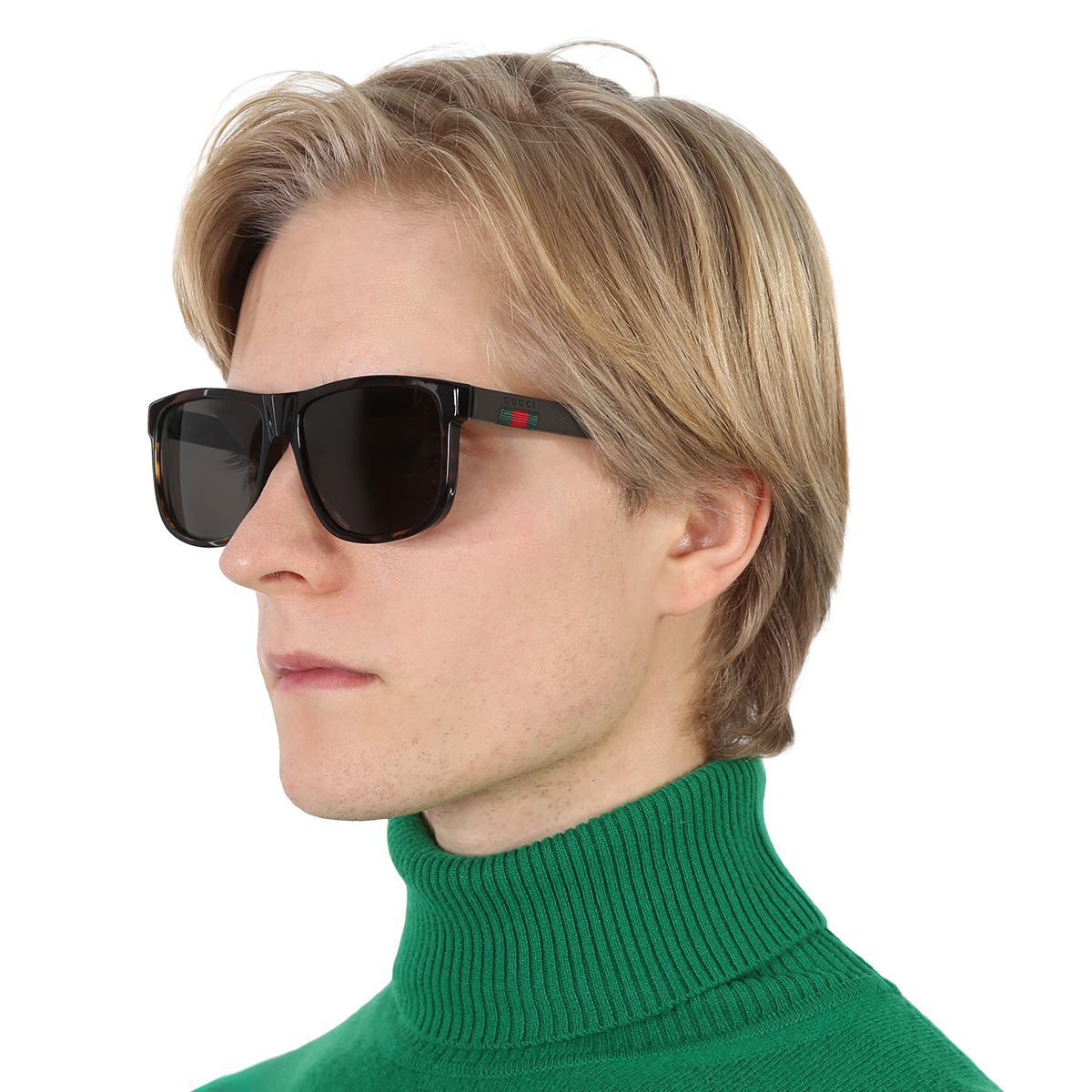 gucci polarized grey square men's sunglasses gg0010s 003 58 gucci polarized grey square men's sunglasses gg0010s 003 58