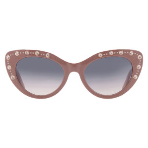 guess blue gradient cat eye ladies sunglasses gu00163 57w 54