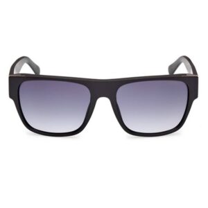 guess blue gradient square men's sunglasses gu00277 02w 58