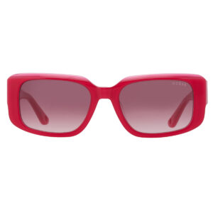 guess bordeaux gradient rectangular ladies sunglasses gu7891 72t 53