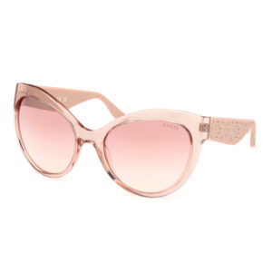guess bordeaux mirror butterfly ladies sunglasses gu00130 57u 61