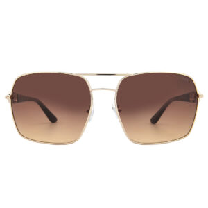 guess brown gradient navigator ladies sunglasses gu00159 33f 63