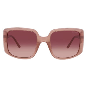 guess brown gradient square ladies sunglasses gu00097 57f 53