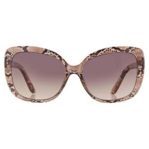 guess factory brown gradient butterfly ladies sunglasses gf0383 45f 57