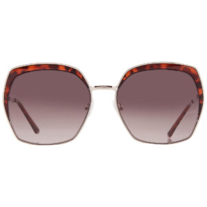 guess factory brown gradient butterfly ladies sunglasses gf0410 32f 59