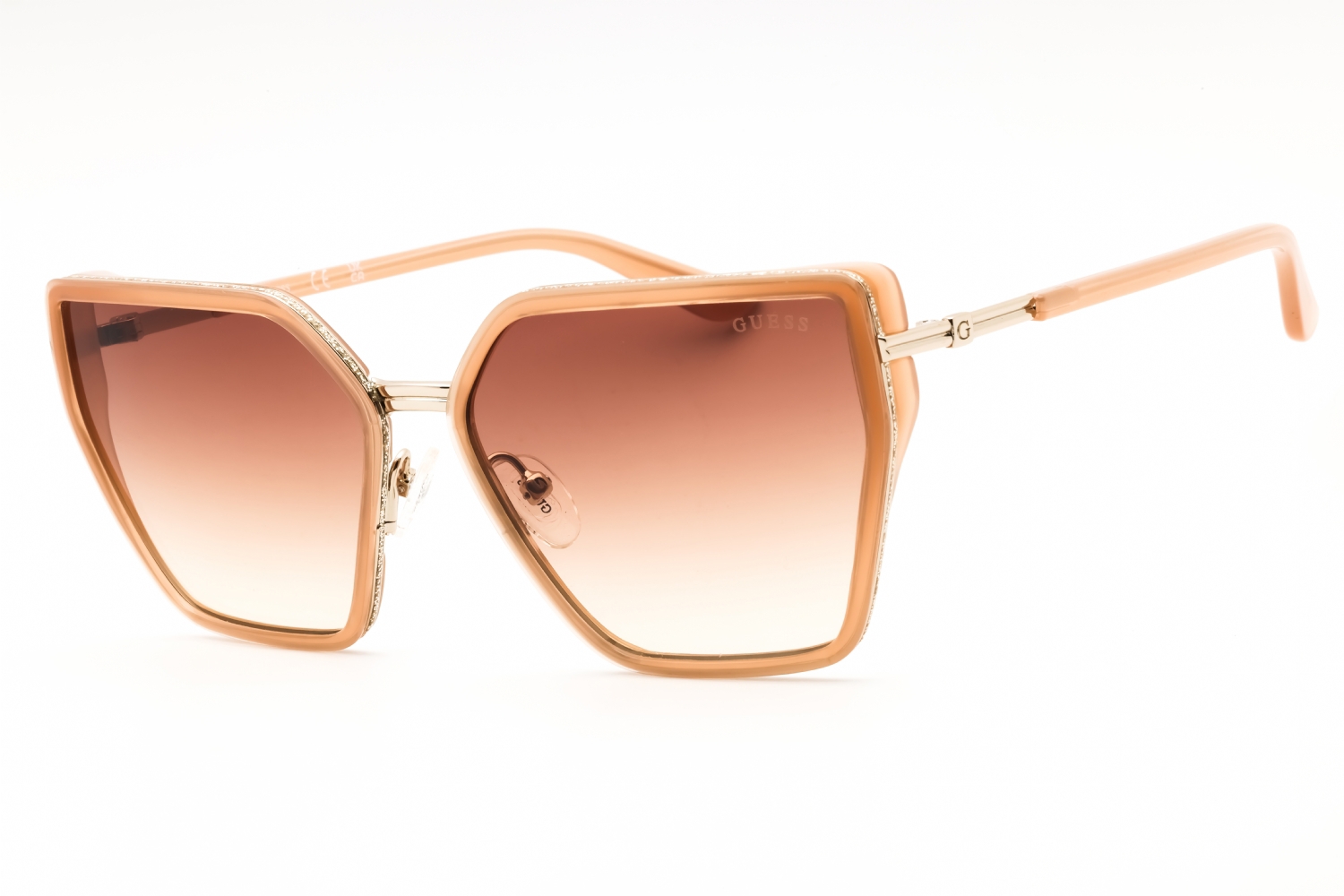 guess gradient brown butterfly ladies sunglasses gu00146 57f 59 guess gradient brown butterfly ladies sunglasses gu00146 57f 59