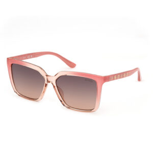 guess gradient smoke square ladies sunglasses gu00099 74b 55