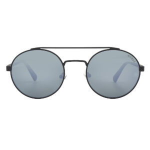 guess green mirror round men's sunglasses gu6940 02q 53