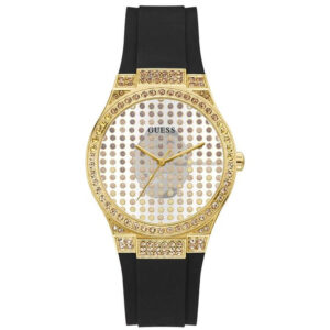 guess radiance quartz grey dial ladies watch gw0482l1