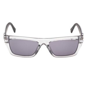 guess smoke rectangular men's sunglasses gu00120 20a 55